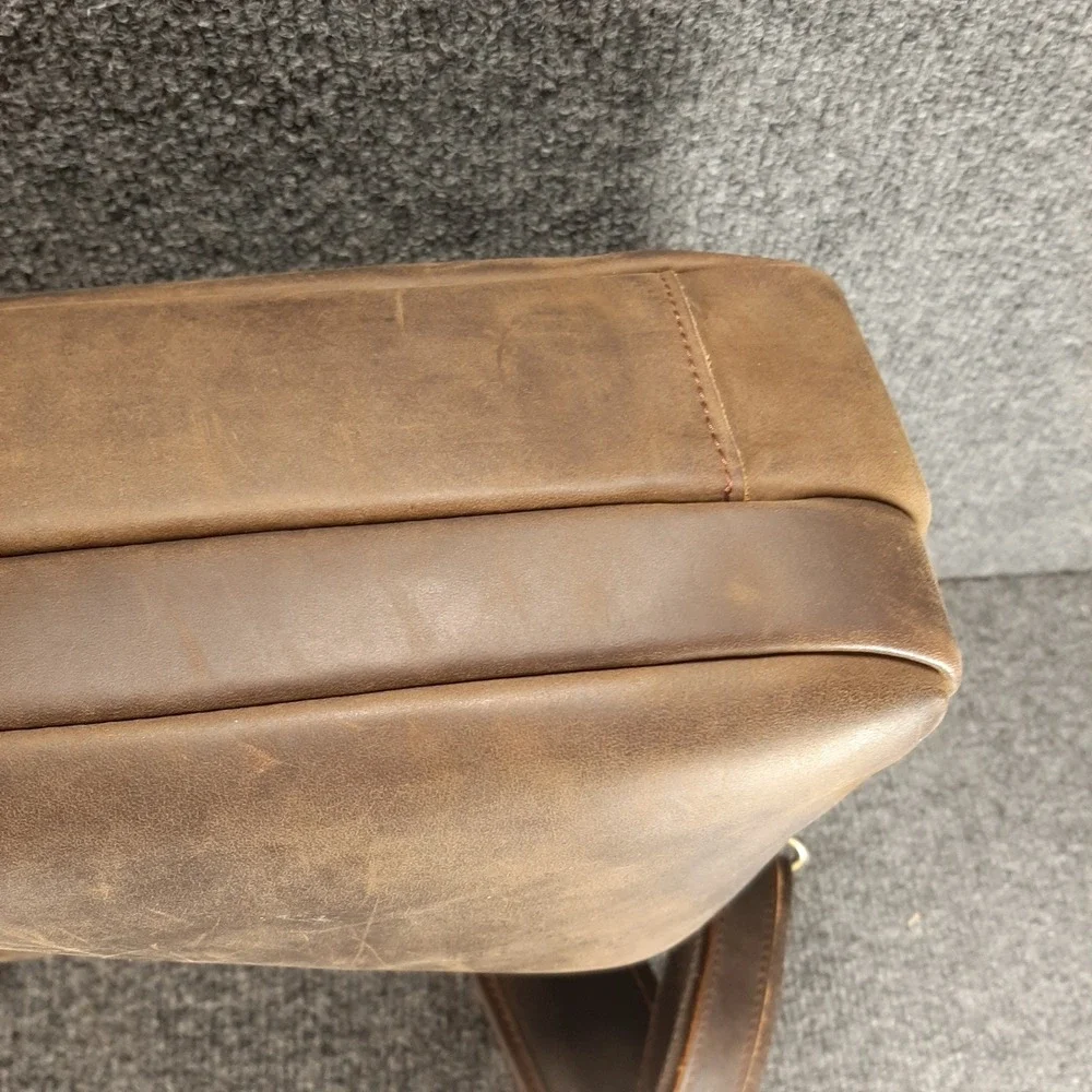 Unbranded distressed leather